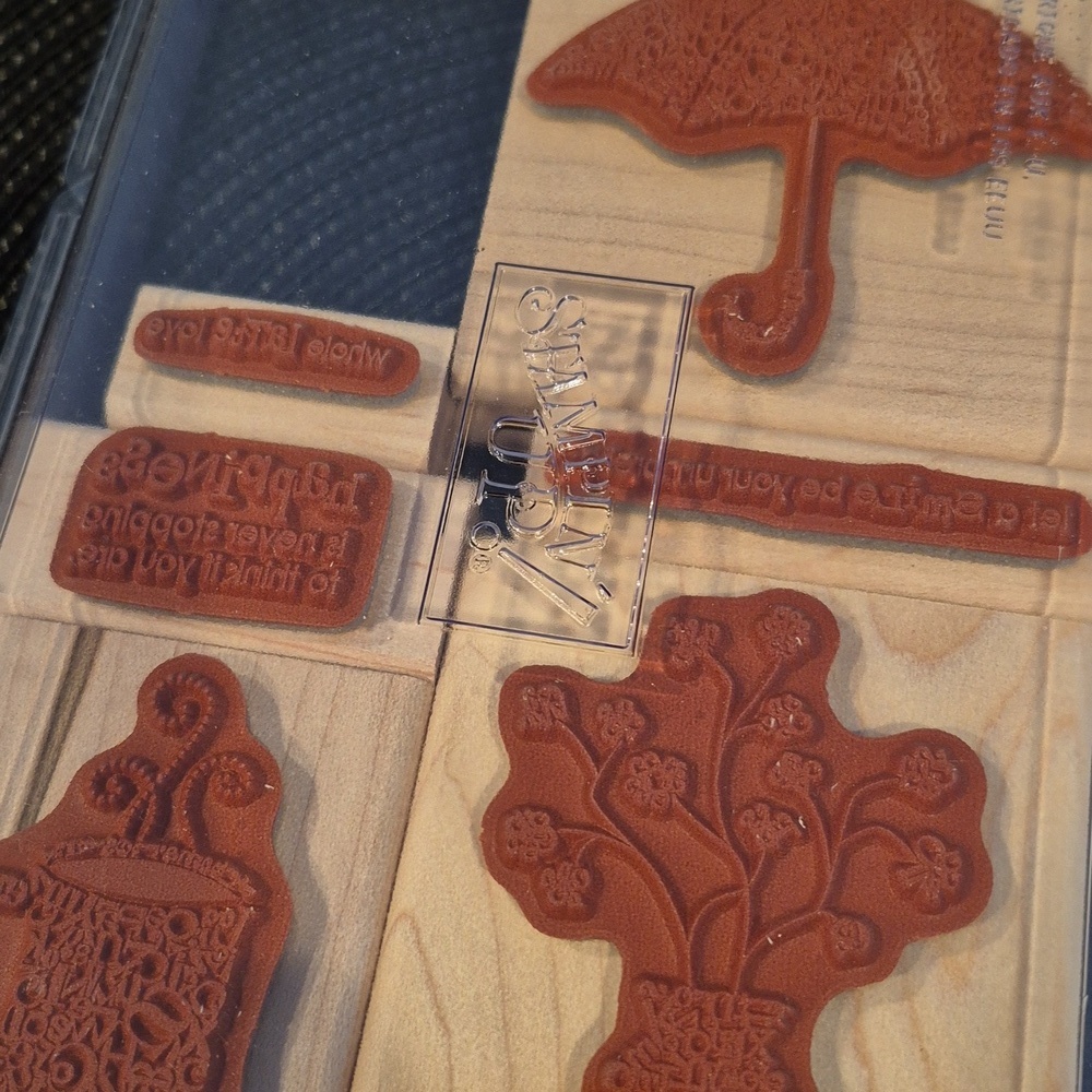 STAMPIN' UP! Retired 'Font Of You' Stamp Set, Set of 6 Stamps - Picture 5 of 7